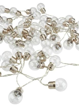 Гірлянда вулична  50 led 7,35м  прозора, daymart