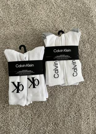 Calvin klein, носки унисекс, высокие, оригинал, новые с бирками.3 фото