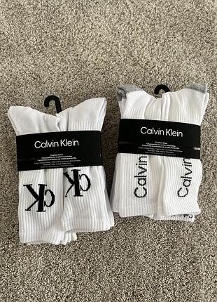 Calvin klein, носки унисекс, высокие, оригинал, новые с бирками.1 фото