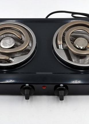 Спіральна електроплита domotec ms5532 чорний (200116)