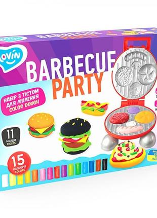 Набор для креативного творчества с тестом "barbecue party" tm lovin 41194, 15 цветов