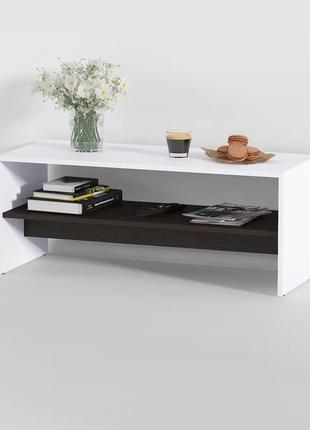 Стіл журнальний forte mats ш 996/ в 400/г 398 венге магія-білий