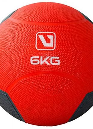 Медбол liveup medicine ball 6 кг red (ls3006f-6)