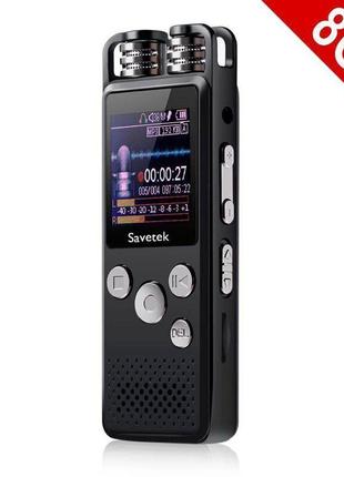 Професійний цифровий диктофон для журналіста savetek gs-r07 8 гб (100290)