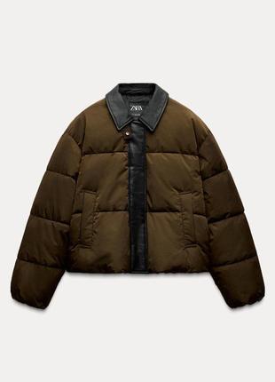 Стеганая куртка zara