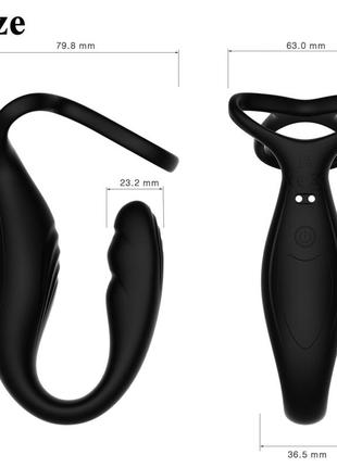 Массажер простаты анальный стимулятор для мужчин эрекционное кольцо