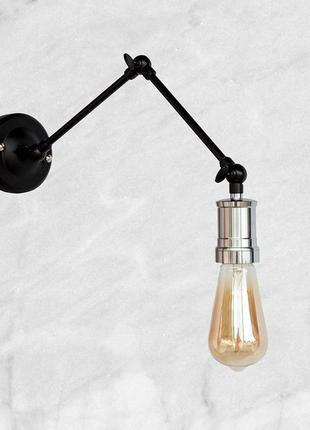 Бра lightled industrial retro 52-wz2001 хром