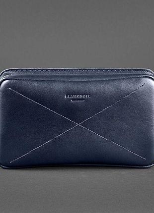 Сумка поясна blanknote dropbag maxi темно-синій (bn-bag-20-navy-blue)