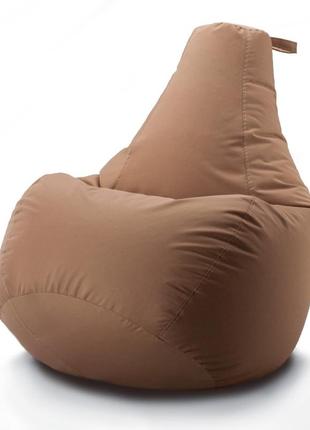 Крісло мішок груша beans bag оксфорд стронг 100 х 140 см бежевий (hub_ipz6xg)