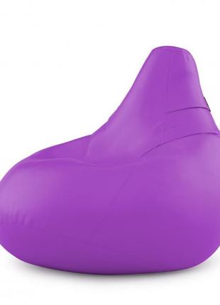 Крісло мішок груша оксфорд 120х85 студія комфорту розмір стандарт фіолетовий