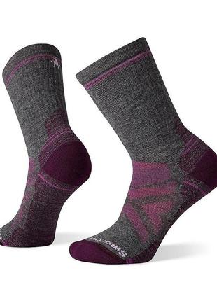Термошкарпетки жіночі smartwool women's hike full cushion crew 34-37 сіро-рожевий (sw sw001574.052-s)