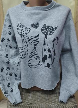 Худи женское с котами