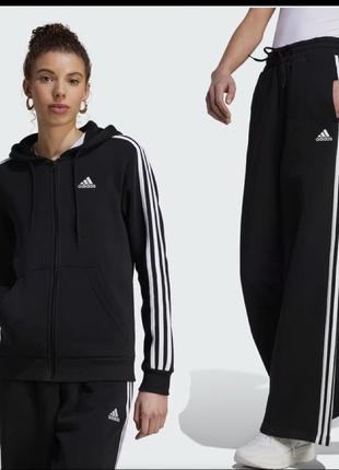 Флісовий спортивний костюм на змійці adidas originals на флісітеплий на зиму