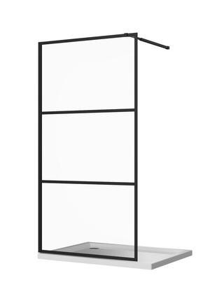 Стеклянная душевая перегородка avko glass s257 195х90 clear