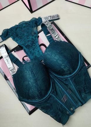 Мережевний комплект жіночої білизни victoria's secret корсет9 фото