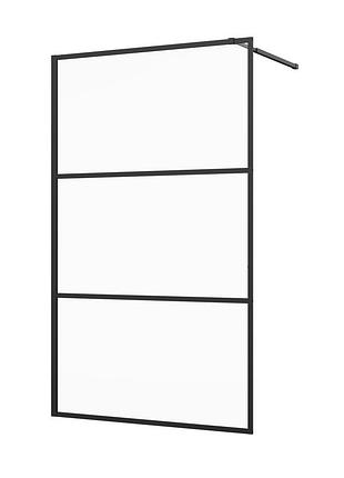 Стеклянная душевая перегородка avko glass s257 195х120 clear