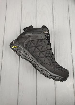Чоловічі черевики зимові merrell moab 3 mid black2 фото