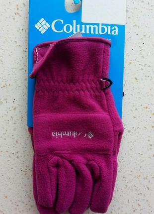 Флисовые женские перчатки варежки columbia wintertrainer ii glove