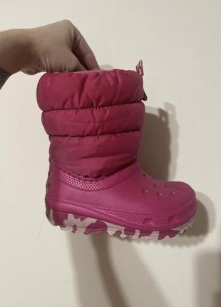 Crocs сапожки на девочку