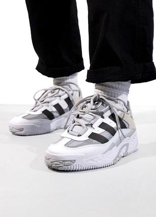 Кроссовки adidas niteball grey/white