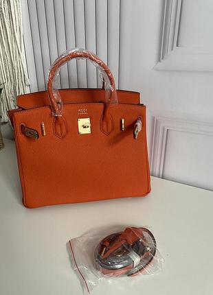 Сумка жіноча hermes  orange 35 ayn-782284
