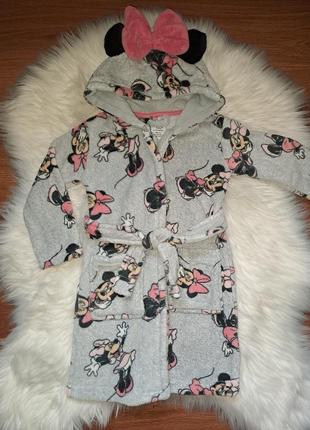 Детский халат из минни маус