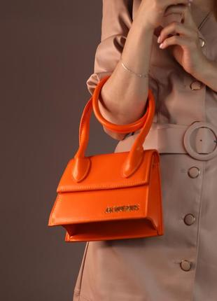 Сумка жіноча jacquemus    le chiquito noeud orange  sa0123