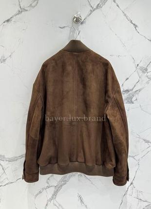 Замшева куртка в стилі miu miu