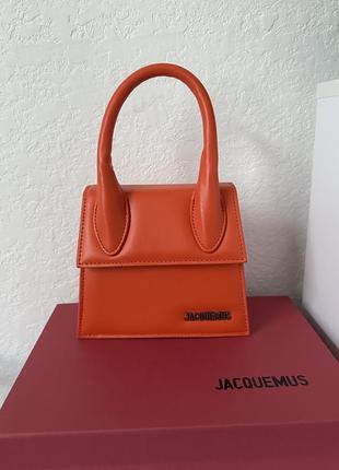 Сумка жіноча jacquemus  orange  ayn-349145