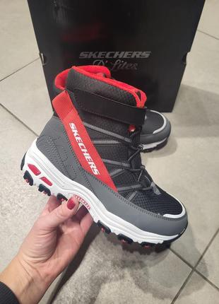 Черевики зимові skechers 664200l bklv оригінал