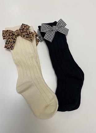 Гольфы носки с бантиком для девочки