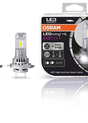 Комплект светодиодных ламп osram 64210dwesy-hcb h7/h18 16w 12v 6500k ledriving hl easy
