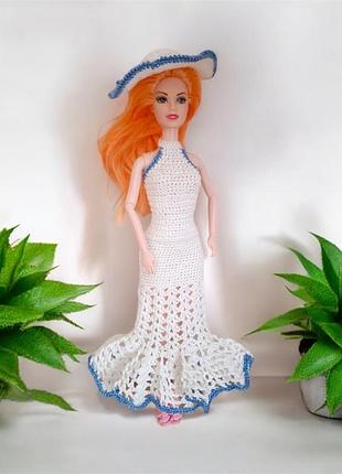Сукня та шляпка для ляльки