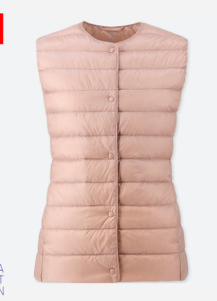 Uniqlo жилетка без воротника на кнопках