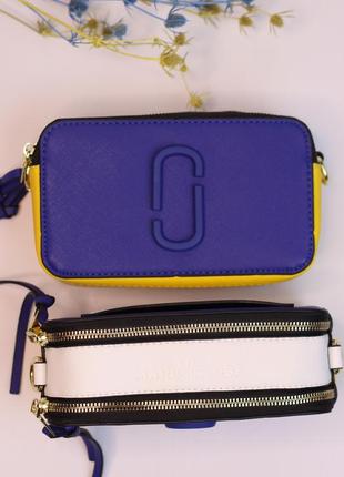 Сумка женская marc jacobs    logo blue/yellow/white  sa0006