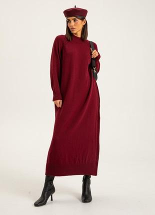 В'язана демісезонна сукня2 фото