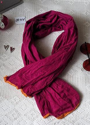 Натуральный шарф шаль