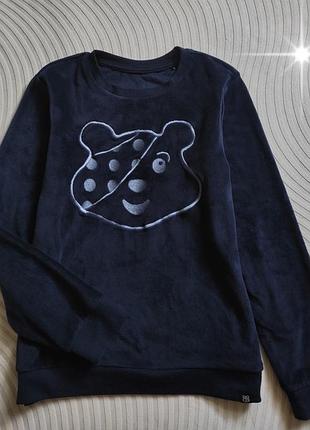 ❄️теплый велюровый свитшот