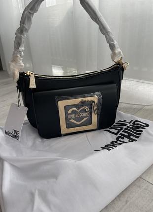 Сумка love moschino чорна нова оригінал