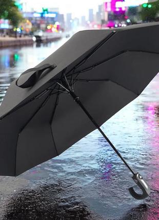 Зонт мужской sponsa rainy day black полуавтомат на 9 спиц