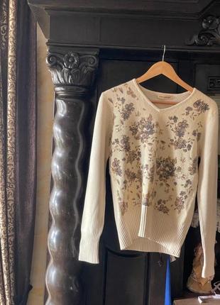 Свитер вязаный кофта на замке кардиган свитер больших размеров натуральный трикотаж с карманами с воротником