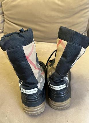 Женские ботинки burberry оригаминал размер: по бирке 35-36, по факту 37-38. состояние очень хорошее5 фото