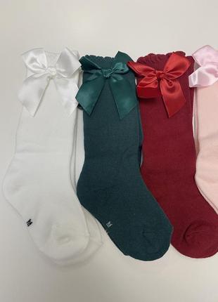 Детские гольфы с бантиком