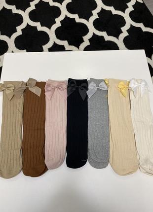 Детские гольфы с бантиком