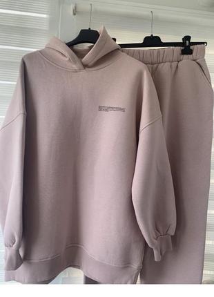 Восхитительный, теплый костюм l, xl