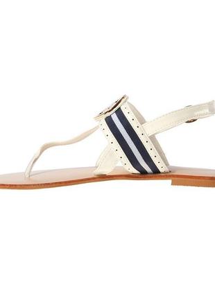 Сандалии женские вьетнамки белые tory burch style тм vices, белый, 39