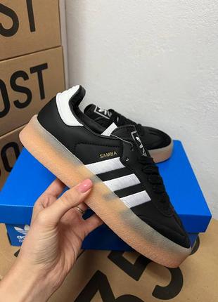 Adidas sobakov black gum sole