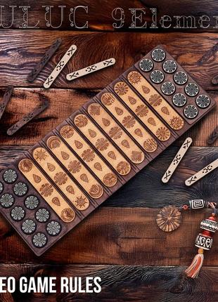 Настольная игра майя пулук с уникальными правилами и дополнением «9 стихий природы», сделано в украине,