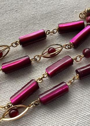 Ожерелье винтаж стекло