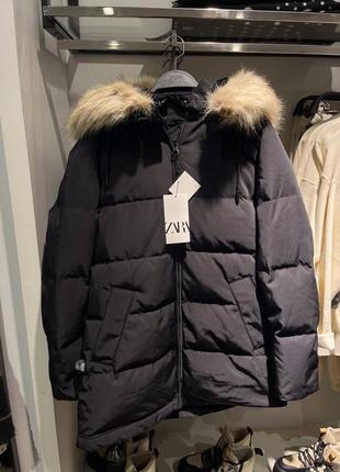 Пуховик zara